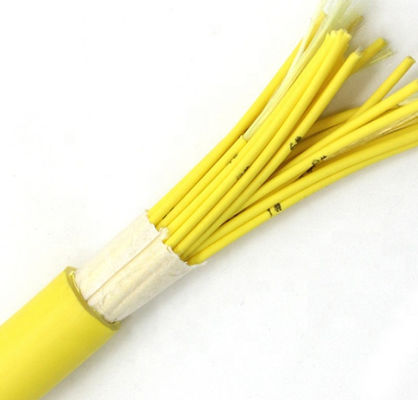 GJBFJV 24 Core Fiber Optic Cable , Tight Buffered Breakout Fiber Optic Cable