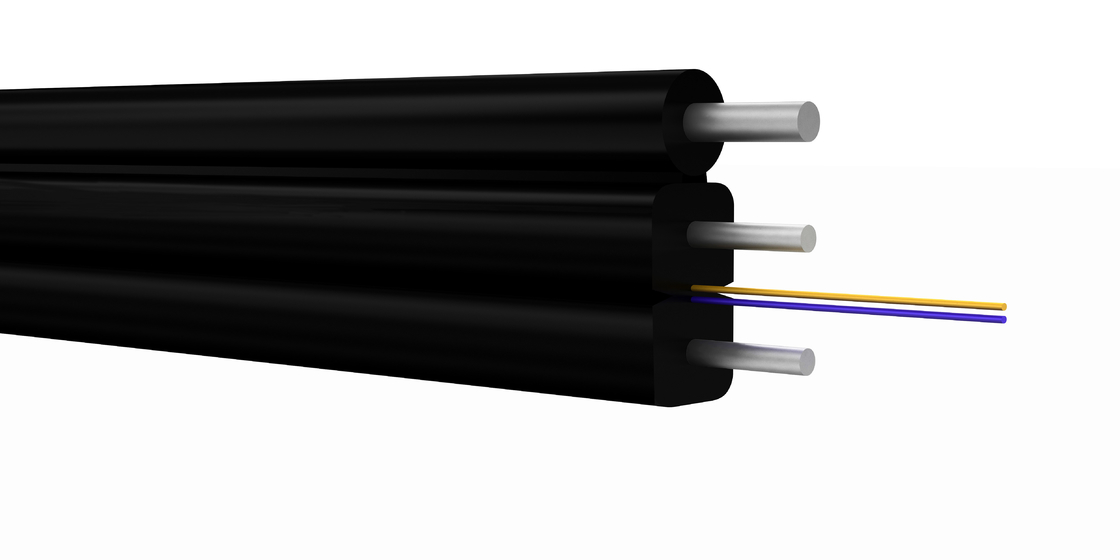 Uso en cables aéreos de fibra óptica FTTH auto-sustentados para uso interior y exterior