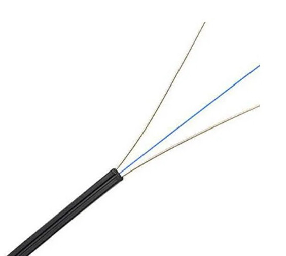 Cable de caída FTTH para interiores de 1/2 núcleos de tipo arco FRP/acero