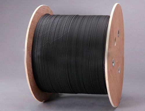 2-144 Núcleo de cable óptico aéreo autoportante totalmente dieléctrico ADSS chaqueta doble