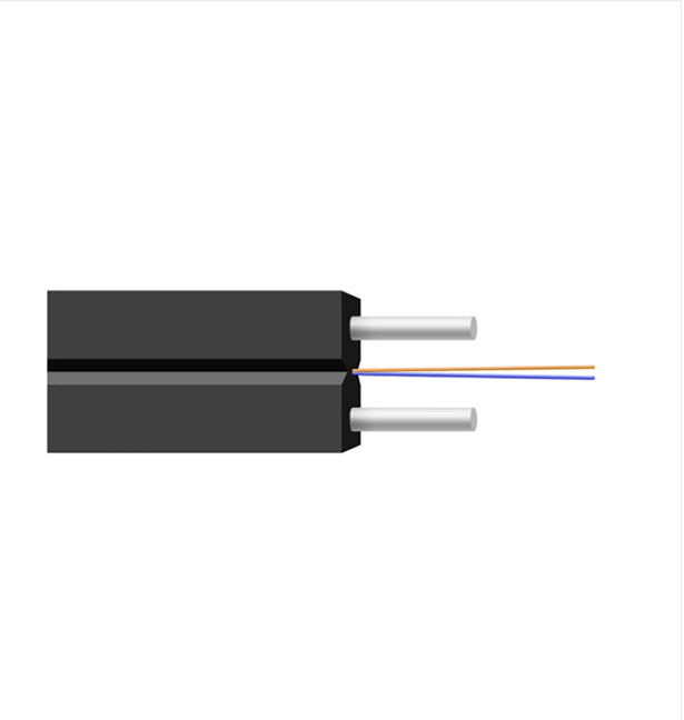 GJXH 2 núcleos FTTH Indoor LZSH Cable de fibra óptica de cubierta