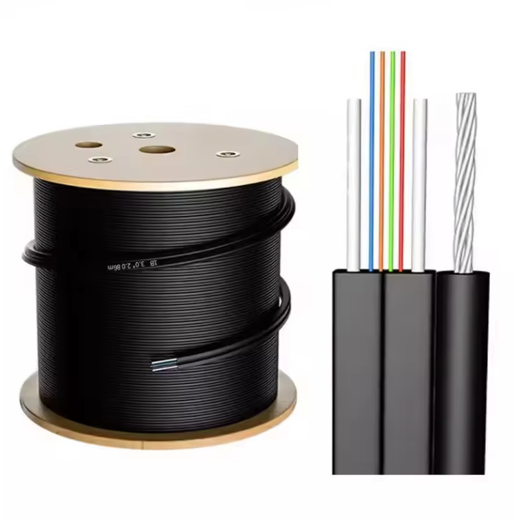 GJYXFCH 4 fibras FTTH para interiores y exteriores de FRP
