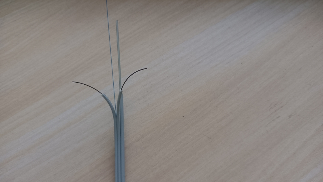 Cable de parche azul para la instalación en redes FTTH