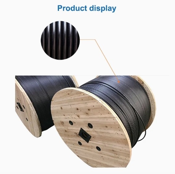 Cable blindado de fibra óptica para exteriores de chaqueta PE o LSZH con escudo de fibra y cinta de acero G652D