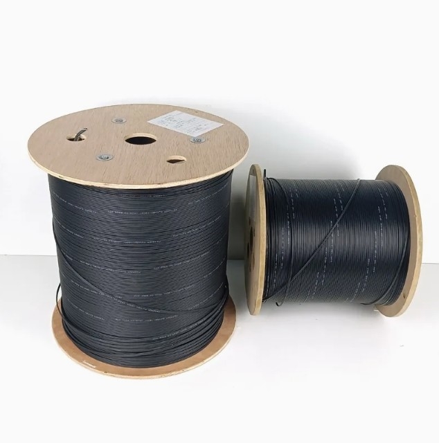 Cables de fibra óptica en forma de mariposa metálica para exteriores con 1 núcleo introducido