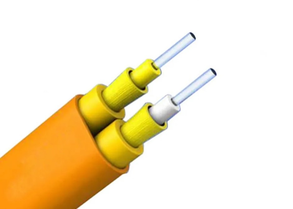 LSZH Material de cubierta interior Cable de fibra óptica para la transferencia de datos de velocidad en configuración de núcleo 1-24