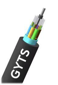 Cable de fibra óptica blindado con cinta de acero GYTS 4 núcleos 3000m