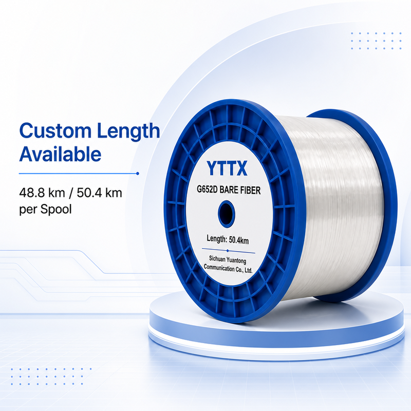 G.652D G652D 48.8km 50.4KM 60.4km por carrete marca famosa FIBERHOME ZTT YOFC HENGTONG ETC.