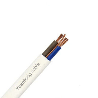 Bvvb 10 mm cubierta o sin cubierta de PVC paralelo núcleo de cobre cable de alimentación eléctrica alambre de cobre