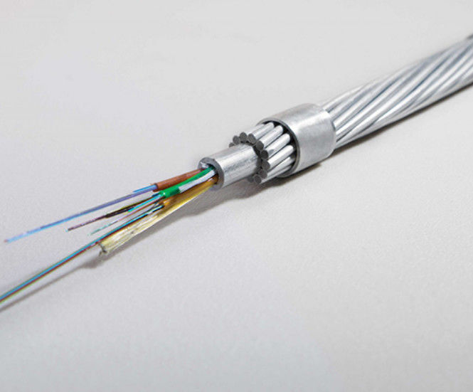 52 modo del cable de fribra óptica flojo múltiple del tubo OPGW de la base solo