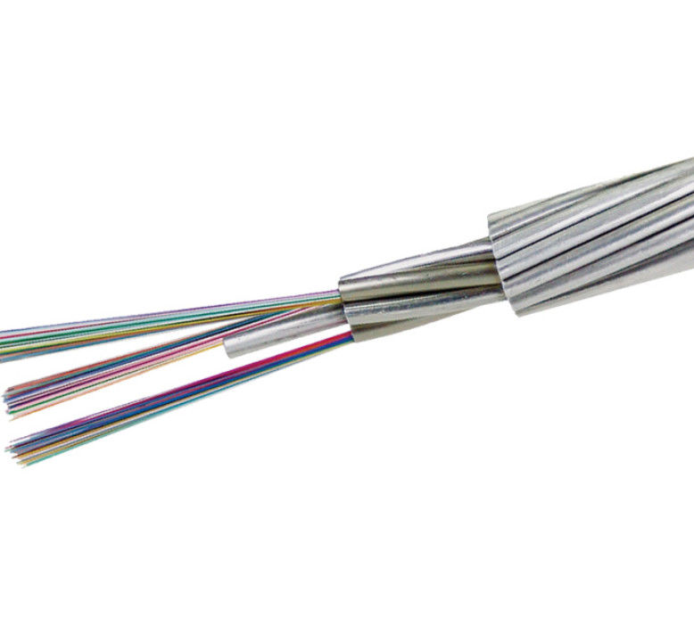 52 modo del cable de fribra óptica flojo múltiple del tubo OPGW de la base solo