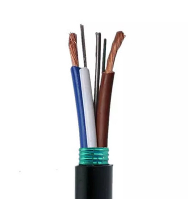 Cable de fribra óptica compuesto híbrido 2*0.5m m del poder de YTTX