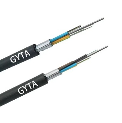Cables subterráneos exteriores GYTA 144 Cable de fibra óptica de núcleo tubo suelto blindado