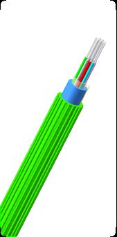 Microcable soplado por aire con vaina de HDPE, distancia de soplado 2000m